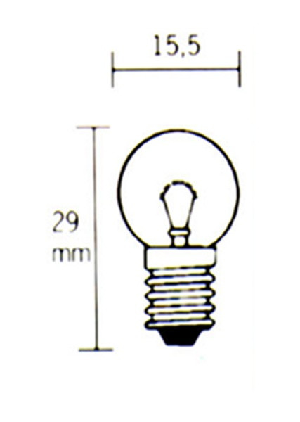 LAMPADINA ANTERIORE 6 VOLT