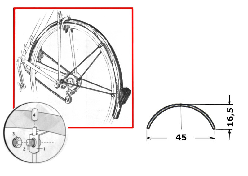 PARAFANGHI CLASSICI - 60 mm. - 26'