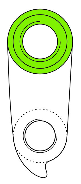 AC 80207 - Forcellino al CNC - per Perno Passante