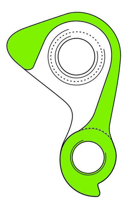 AC 80211 - Forcellino al CNC - per Perno Passante