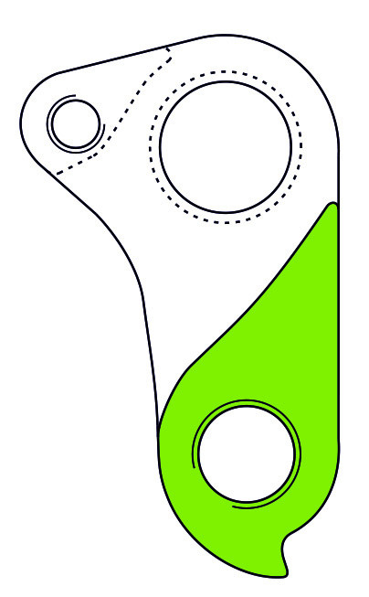 AC 80214 - Forcellino al CNC - per Perno Passante