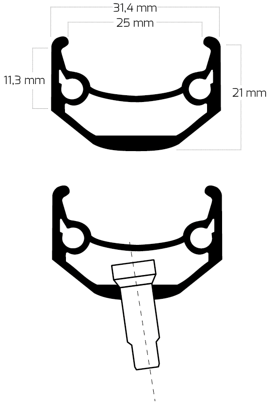 CERCHIO ANDRA 40 - 29' 36 fori Disco