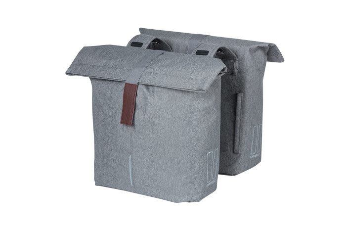 BORSA CITY DOUBLE BAG GRIGIO MELEE