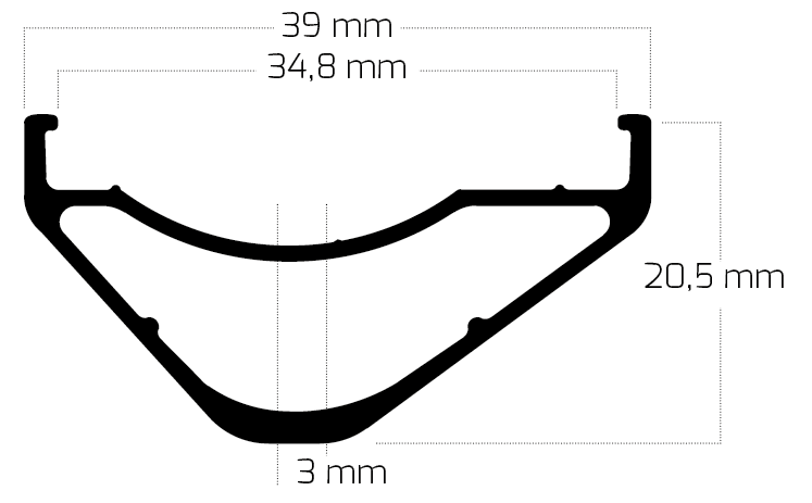 CERCHIO EDGE M 35 - 27.5'