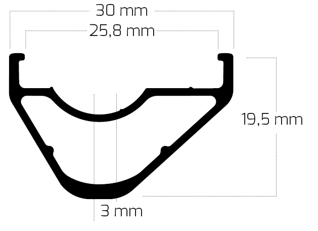 CERCHIO EDGE M 26 - 27.5'