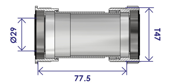 MOVIMENTO CENTRALE PER CERVELO T47 A