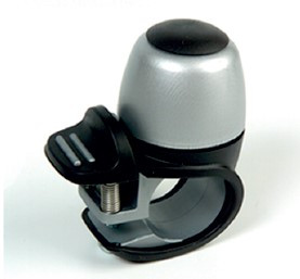 CAMPANELLO COMPACT BELL II - Versione Argento con tappo nero