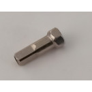 NIPPLES TESTA ESAGONALE G14 OTTONE 14 MM