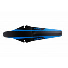 PARAFANGO PER BICI DA CORSA A MONTAGGIO RAPIDO - Nero-Blu
