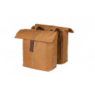 BORSA CITY DOUBLE BAG MARRONE CAMMELLO 