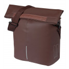 BORSA BASIL CITY SHOPPER VEGAN LEATHER MARRONE SCURO