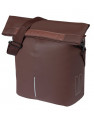 BORSA BASIL CITY SHOPPER VEGAN LEATHER MARRONE SCURO