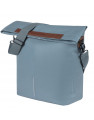BORSA BASIL CITY SHOPPER VEGAN LEATHER AZZURRO GRAFITE