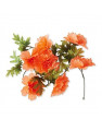 GHIRLANDA FIORI DI PEONIE TANGERINE